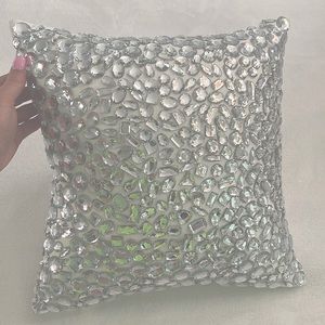 Pillow, Handmade gemstones 💎, sparkly unique pillow